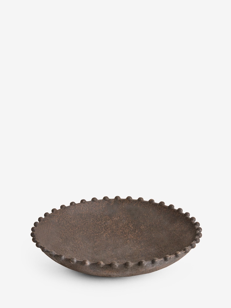 Grey Loxley Textured Decorative Ceramic Bobble Bowl - Image 5 of 5