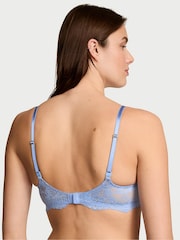 Victoria's Secret Blue Cameo Lightly Lined Demi Lace Bra - Image 2 of 3