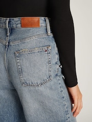 Tommy Hilfiger Blue High Rise Wide Leg Jeans - Image 4 of 6