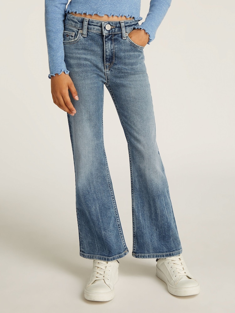 Tommy Hilfiger Blue Flared Vintage Bootcut Jeans - Image 1 of 5 Tommy Hilfiger Blue Flared Vintage Bootcut Jeans - Image 1 of 5