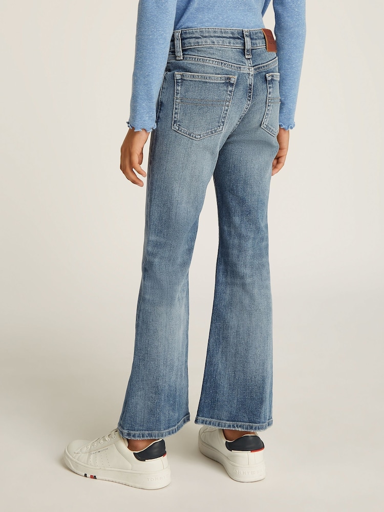 Tommy Hilfiger Blue Flared Vintage Bootcut Jeans - Image 2 of 5