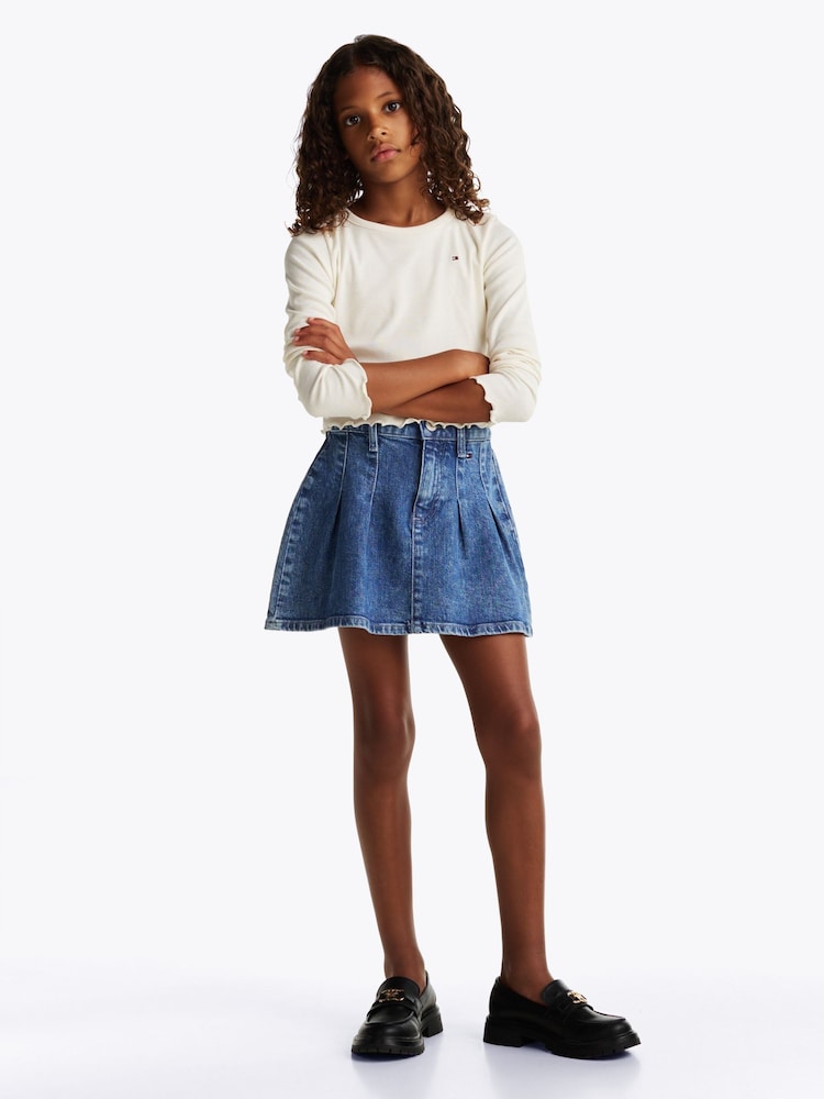 Tommy Hilfiger Nude Slim Long Sleeve Knit Top - Image 4 of 6