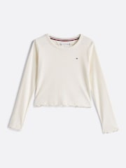 Nua - Blusa de malha fina de manga comprida Tommy Hilfiger - Imagem 5 de 6