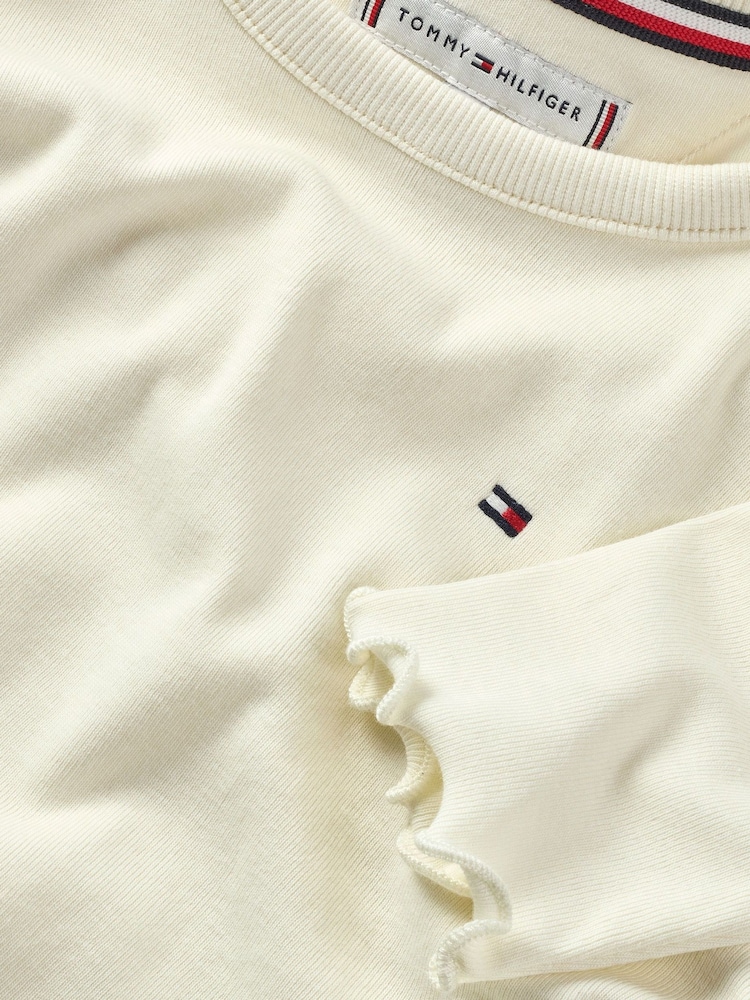 Nua - Blusa de malha fina de manga comprida Tommy Hilfiger - Imagem 6 de 6