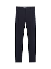 Tommy Hilfiger Blue Greenwich Wide Tapered Pleated Chino Trousers - Image 5 of 6