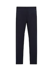 Tommy Hilfiger Blue Greenwich Wide Tapered Pleated Chino Trousers - Image 6 of 6