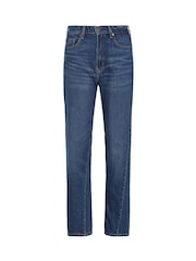 Tommy Hilfiger Blue Classic Mid Rise Straight 100% Cotton Jeans - Image 5 of 6