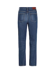 Tommy Hilfiger Blue Classic Mid Rise Straight 100% Cotton Jeans - Image 6 of 6
