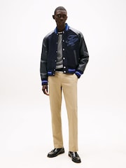 Tommy Hilfiger Cream Denton Stretch Structured Chino Trousers - Image 1 of 5