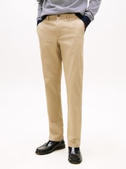 Tommy Hilfiger Cream Denton Stretch Structured Chino Trousers - Image 3 of 5