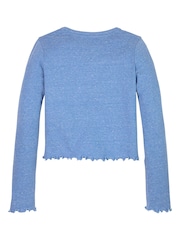 Azul - Blusa de malha fina de manga comprida Tommy Hilfiger - Imagem 6 de 6