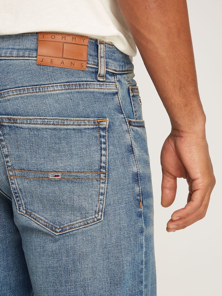 Tommy Jeans Blue Otis Mid Rise Straight Jeans - Image 4 of 7