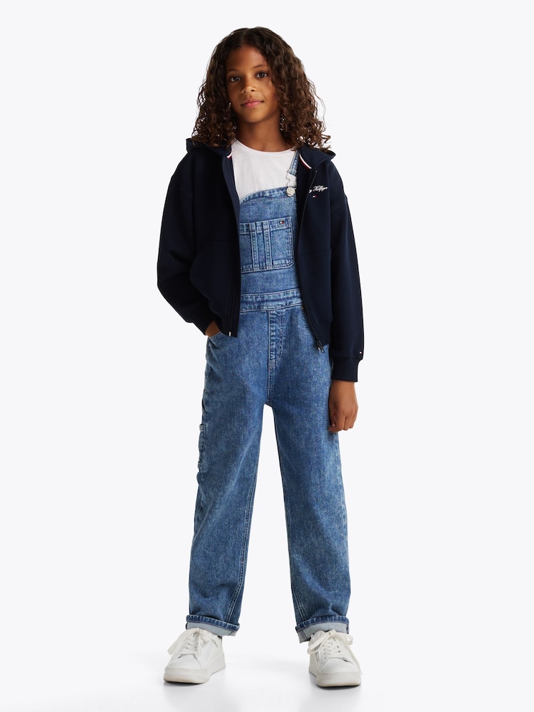 Tommy Hilfiger Blue Varsity Zip Jacket - Image 1 of 6