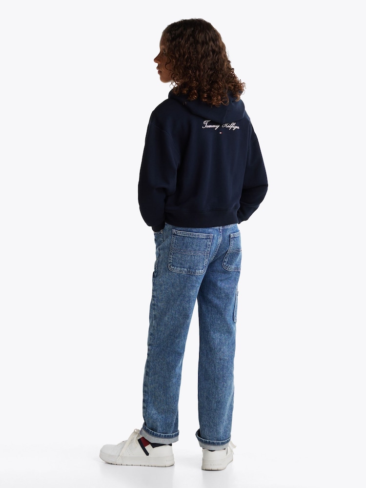 Tommy Hilfiger Blue Varsity Zip Jacket - Image 2 of 6