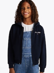 Tommy Hilfiger Blue Varsity Zip Jacket - Image 4 of 6
