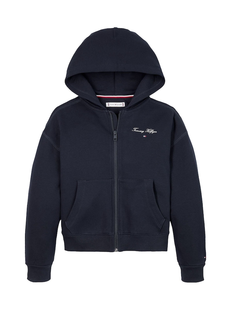 Tommy Hilfiger Blue Varsity Zip Jacket - Image 5 of 6