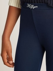Tommy Hilfiger Blue Varsity Flared Leggings - Image 3 of 5