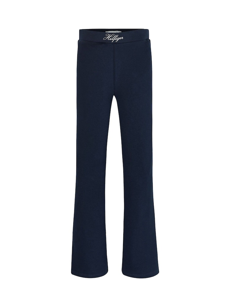 Tommy Hilfiger Blue Varsity Flared Leggings - Image 4 of 5