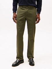 Tommy Hilfiger Green Denton Stretch Structured Chino Trousers - Image 1 of 5