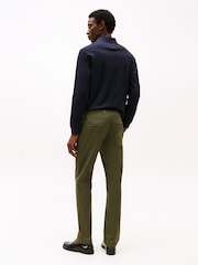 Tommy Hilfiger Green Denton Stretch Structured Chino Trousers - Image 3 of 5