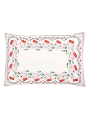 Cath Kidston Pink and Cream 100% Cotton Cherry Picked Duvet Cover and Pillowcase Set - Image 5 of 6