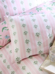 Cath Kidston Soft Pink 100% Cotton Lily Of The Valley Duvet Cover and Pillowcase Set - Image 3 of 6