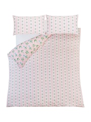 Cath Kidston Soft Pink 100% Cotton Lily Of The Valley Duvet Cover and Pillowcase Set - Image 4 of 6