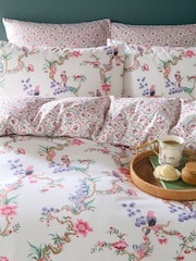 Cath Kidston Blush 100% Cotton Birds Of A Feather Duvet Cover and Pillowcase Set - Image 2 of 7