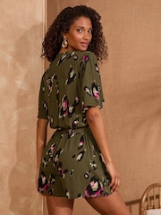 Love & Roses Angel Sleeve Beaded Playsuit - Imagen 3 de 4