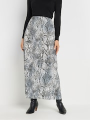 Long Tall Sally Snake Effect Midaxi Skirt - Imagen 2 de 5