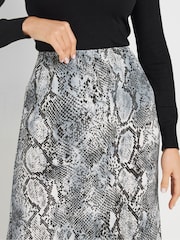 Long Tall Sally Snake Effect Midaxi Skirt - Imagen 4 de 5
