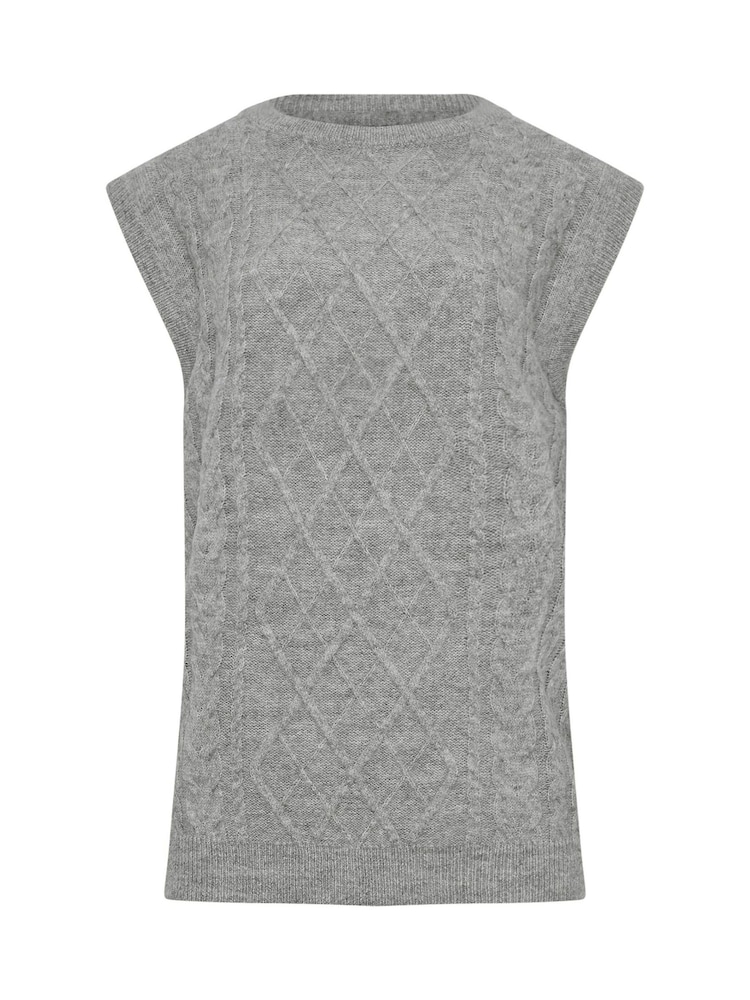 Chaleco de punto trenzado de Long Tall Sally - Imagen 5 de 5