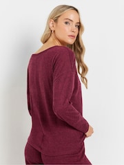 Long Tall Sally Red Batwing Jumper - Image 3 of 5