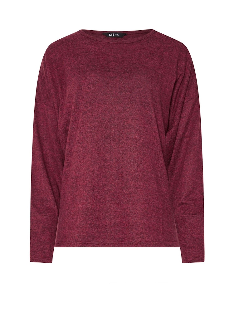 Long Tall Sally Red Batwing Jumper - Image 5 of 5