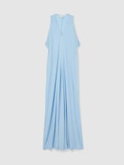 Reiss Blue Delia Jersey Maxi Dress - Image 2 of 7