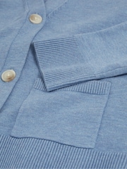 Reiss Blue Harper 13-14 yrs Compact Knit Top And Cardigan Set - Image 5 of 6