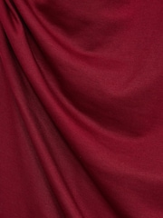 Reiss Red Tulia Modal-Blend Ruched Midi Dress - Image 6 of 6
