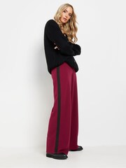 Long Tall Sally Red Stripe Wide Leg Trousers - Image 1 of 5