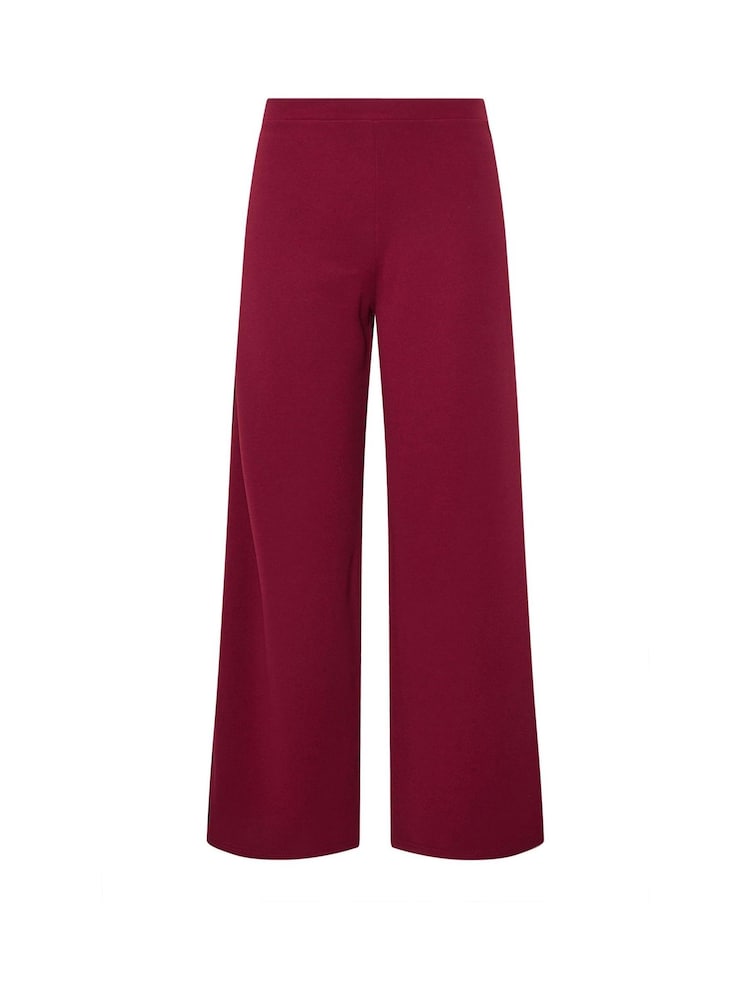 Long Tall Sally Red Stripe Wide Leg Trousers - Image 5 of 5