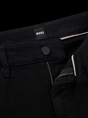 Vaqueros Maine negros de corte regular en denim italiano de BOSS - Imagen 5 de 5