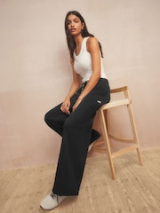 Noir - soi-même. Pantalon de jogging coupe large - Image 1 de 5