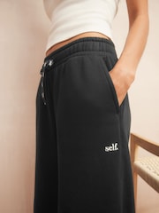 Noir - soi-même. Pantalon de jogging coupe large - Image 4 de 5