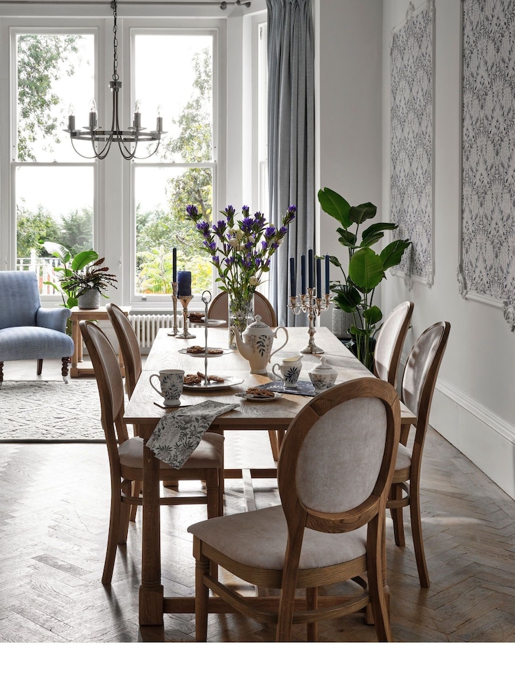 Laura Ashley Oak Wellington Extending Dining Table - Image 1 of 5