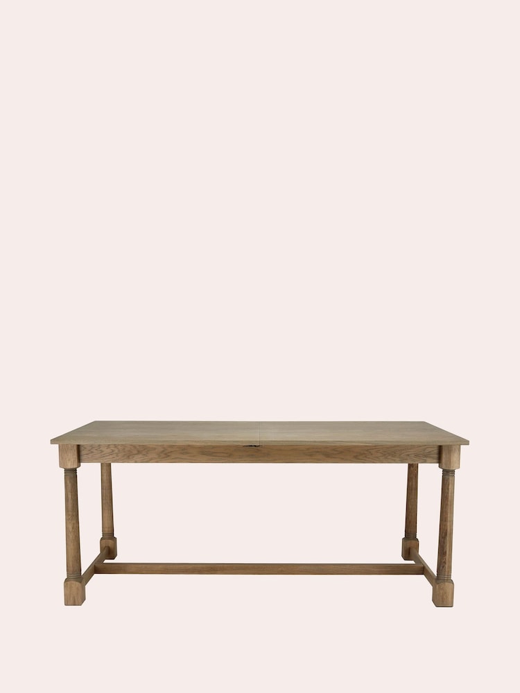 Laura Ashley Oak Wellington Extending Dining Table - Image 2 of 5
