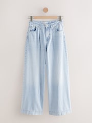 Bleach Palazzo Wide Leg 100% Cotton Jeans - Image 5 of 7