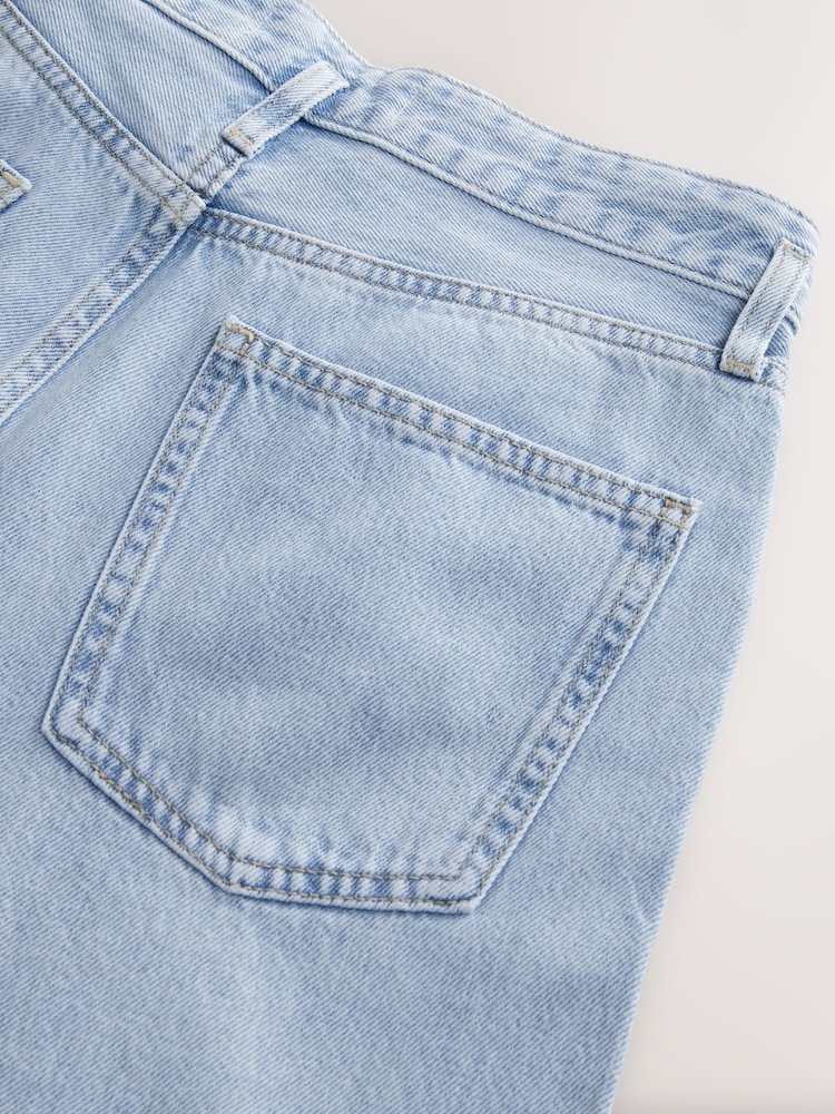Bleach Palazzo Wide Leg 100% Cotton Jeans - Image 7 of 7