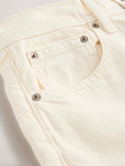 Ecru Relaxed Bootcut 100% Cotton Jeans - Image 9 of 9