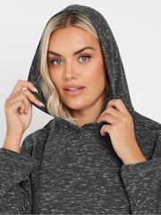 Yours Curve Grey Oversized Hoodie - Image 4 of 5