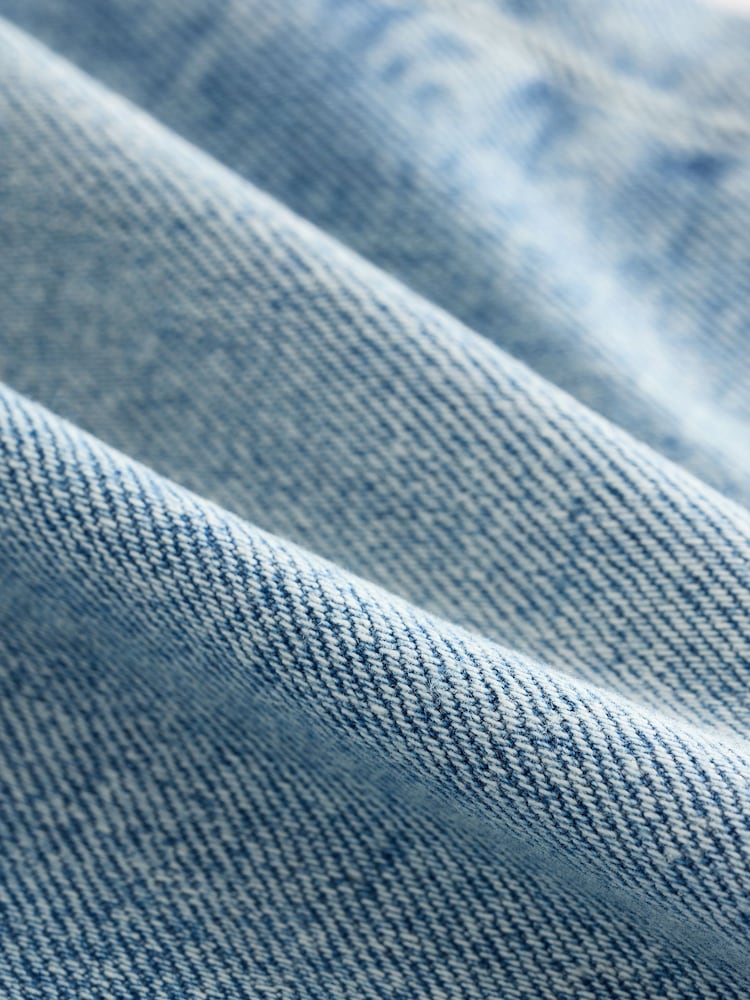 Mid Blue Kick Flare Cropped Comfort Stretch Jeans - Image 2 of 4