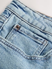 Mid Blue Kick Flare Cropped Comfort Stretch Jeans - Image 4 of 4